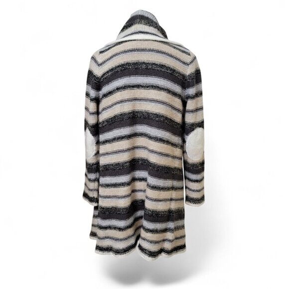 Kensie Size XS/S Open Front Striped Cardigan Sweater, Excellent Used Condition - Picture 4 of 12